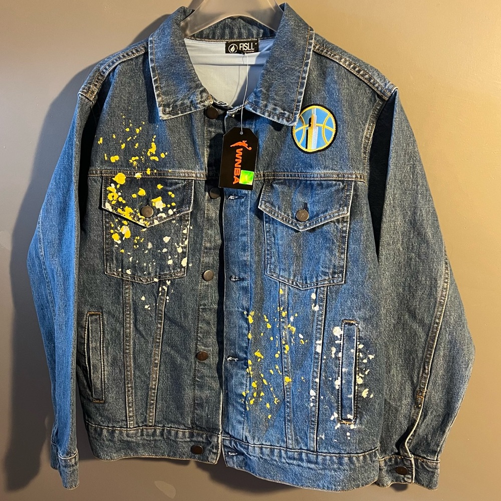 Chicago Sky Angel Reese Denim Jacket